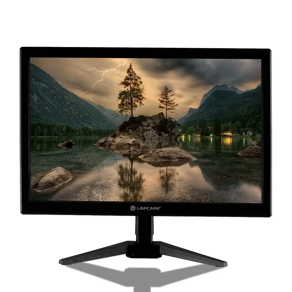 Lapcare Lapeye 19 inches (48.26cm) Flat Panel Color LED Wall-mountable Monitor, LM105WDH, 1440*900 Resolution, 16:10 Aspect Ratio, VGA/HDMI Input