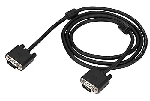VGA to VGA Cable 1.5 M Support PC/Monitor/LCD/LED,Plasma,Projector,TFT. VGA to VGA Converter Adapter Cable (Set Of 1) (1.5 Meter) (Black Vga Cable)