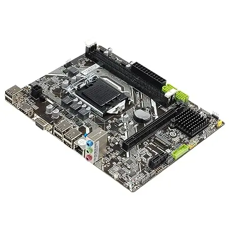 Ant Value H61MAD3-N mATX Gaming Motherboard LGA1155 Support Intel 2nd and 3rd Generation i3/i5/i7 DDR3, M.2 NVMe, USB 2.0 Ports