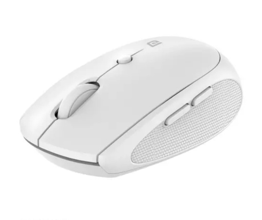 Portronics Toad 30 Wireless Mouse with 2.4 GHz Connectivity, USB Receiver, 6 Buttons, Adjustable DPI, Silicon Grip & Ergonomic Design for PC, Laptop, Mac (White)